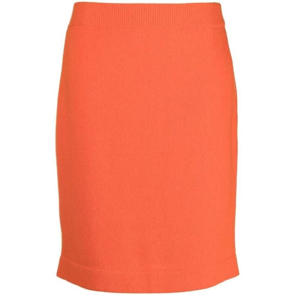Chanel Elastic-Waist Cashmere Skirt
